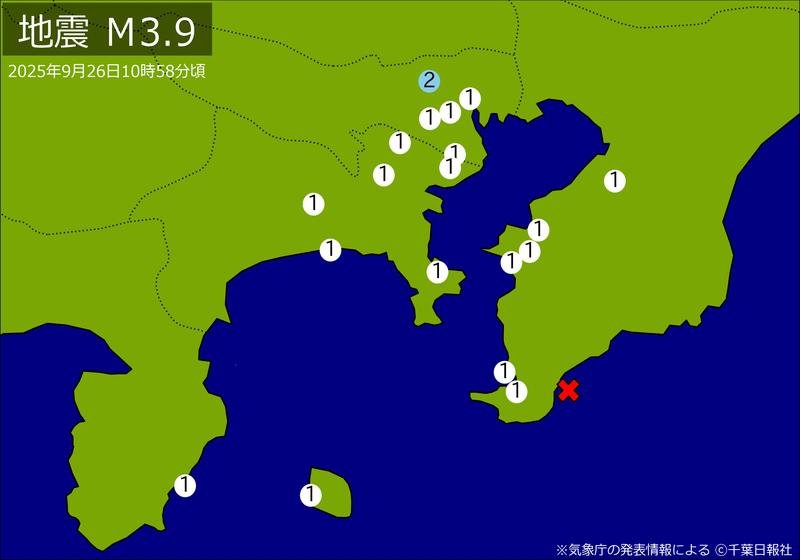 震度分布図