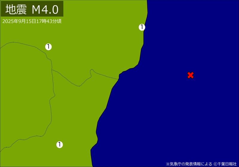 震度分布図