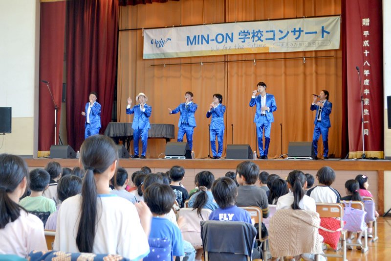 透明感のあるハーモニーを披露したＩＮＳＰｉ＝印西市の市立大森小