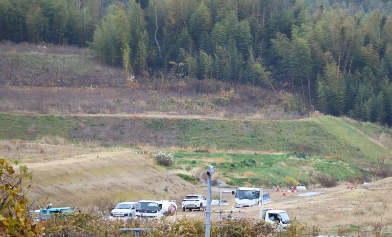 共生バンクが開発工事の計画用地とし、成田市地区計画の対象となっている小菅地区の土地＝３日