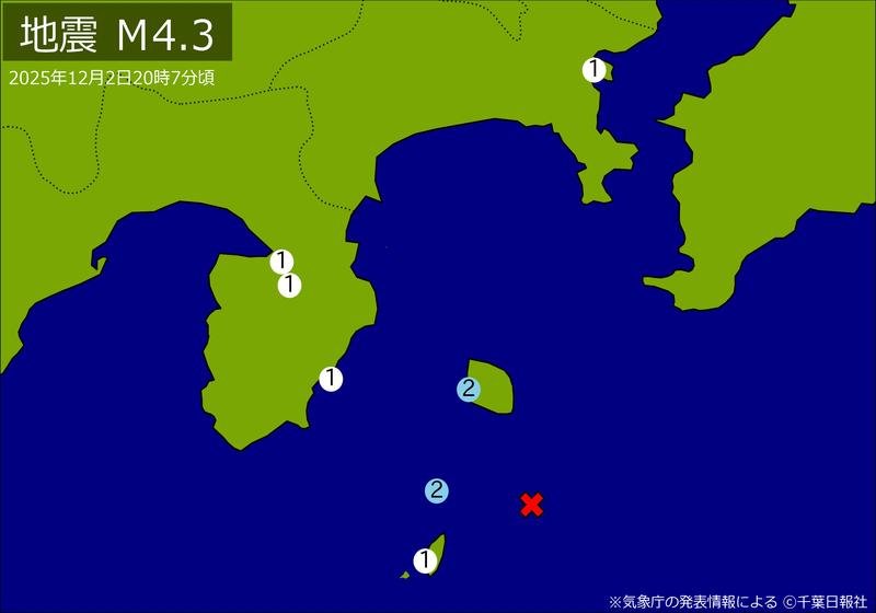 震度分布図