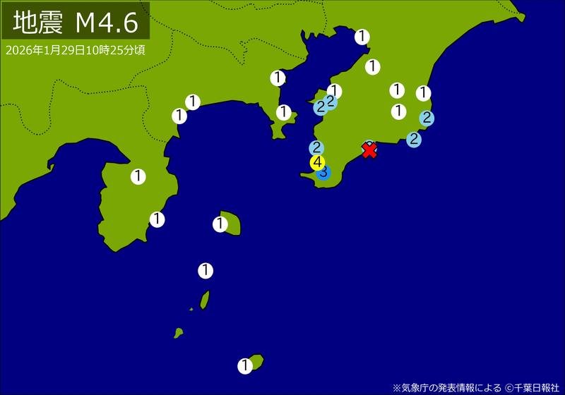 震度分布図