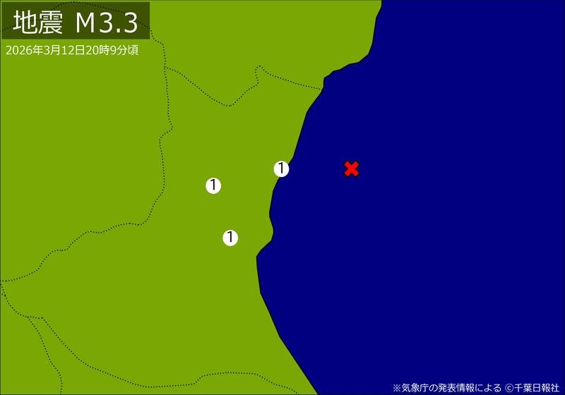 震度分布図