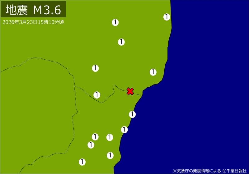 震度分布図