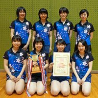 女子学校対抗で優勝した和洋国府台女