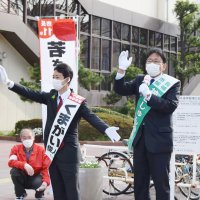 知名度アップ超党派で　熊谷氏と連携奏功　神谷氏史上最多２０万票で初当選　【２０２１千葉市長選】