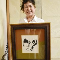 絵に負けない芸術に　四街道市在住の書道家・梶谷綾泉（りょうせん）さん　【ひと模様】