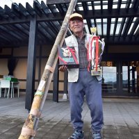 ヒョウタン２９５センチ　「日本一」　いすみの高梨さん