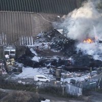 柏の資材置き場から出火　プラスチック類など焼く