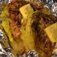 完成したキャベツのホイル焼き（料理研究家リュウジのバズレシピＹｏｕＴｕｂｅチャンネルより）
