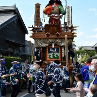 ゴールデンウイークには市内で山車の引き回しを行った＝香取市
