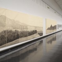 濃淡で風景、動植物描く　千葉県立美術館　２２日まで「墨の県展」