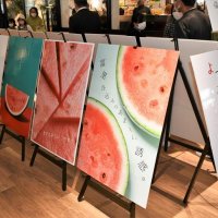 学生が富里スイカＰＲ　ポスター２０種作成、動画も　日大芸術学部