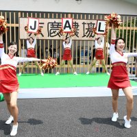 ＪＡＬ客室乗務員のチアダンスチーム、３年ぶり披露　富里「末廣農場」舞台に再開