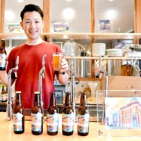 小江戸佐原ビール　誕生に「乾杯」　伊能忠次郎商店　地元産ホップ使用