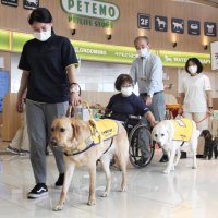 働く補助犬を知って　幕張・イオンモールで歩行デモ