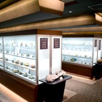 事前予約すれば見学できる鉱石展示室
