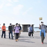 再生エネ、ジオパーク学ぶ　銚子でユニセフ・ラブウオーク