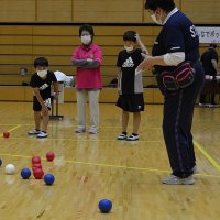 みんなでボッチャ　市原特別支援の子ら初大会