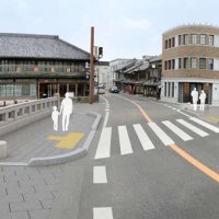忠敬橋の歩道拡幅へ　下流側先行着手、６月末完成予定　千葉県香取土木事務所