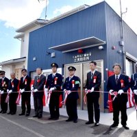 江見駐在所建て替え　鴨川署開所式で決意表明