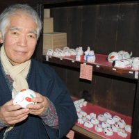 芝原人形　兎にぬくもり　長南で縁起物展　１２月２５日まで
