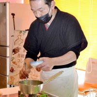 ジビエコン知事賞に炊き合わせ　南房総の料理人山本さん調理　「農作物被害減らせれば」