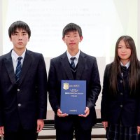 大原高　藤江さん、斎藤さん、永野さんチームの「いすみ留学」　ビジネスプラン１００選に