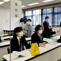 立候補受け付け手順確認　選管がリハーサル　【ちば統一選千葉市議選２０２３】