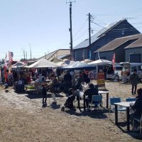 いすみ・大原海水浴場そば　楽市、フリマ月２回に