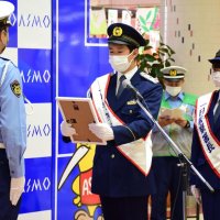 一日署長に茂原中生　長生地域で出動式　春の交通安全運動