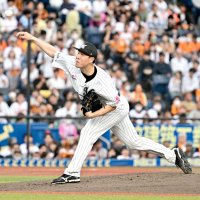 力投する千葉ロッテの西野