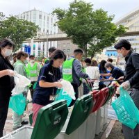 「ひろ街」１０１人清掃ごみ　６０キロ集め分別　千葉市中央区