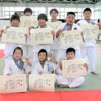 斎藤、高学年重量級Ｖ　接骨木少年柔道大会