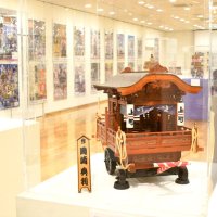 成田祇園祭前に機運ＵＰ　山車と屋台ミニ模型展示　成田市　スカイタウンギャラリー