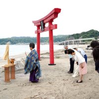 勝浦の夏　事故なく　レジャー安全願い海鎮祭