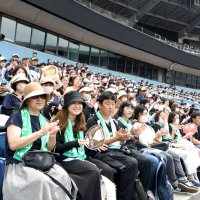 制限なし保護者ら歓声　晴れ舞台の選手へ熱視線　ＺＯＺＯマリン開会式　第１０５回全国高校野球　千葉大会　第１日
