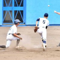 あうんの呼吸、勝ち越し演出　柏井の杉原と梶丸　第１０５回全国高校野球　千葉大会　第６日