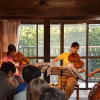 古民家に響く四重奏の音色　鴨川で若手演奏家コンサート