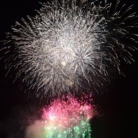 秋空に大輪　４年ぶり船橋の花火　４千発、市民まつりフィナーレ飾る