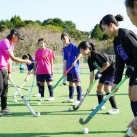 トップの技術小中学生へ　ホッケー代表経験者が教室　いすみ