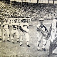エースとして出場した夏の甲子園で初優勝した習志野高＝１９６７年８月２０日、甲子園球場
