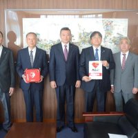 大網白里市にＡＥＤを寄贈　東金法人会