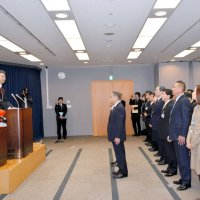 熊谷知事「より災害に強い千葉県に」　幹部職員前に新年抱負