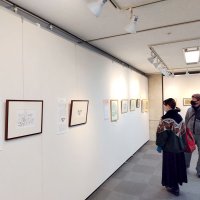 本紙連載挿絵原画も　内藤幸子さん初個展　船橋、２１日まで