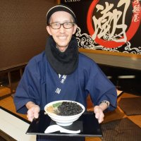 器覆うたっぷり岩のり　選べる３種のスープ　銚子麺屋　潮（うしお）（銚子市）【房総ラーメン図鑑】（１２）