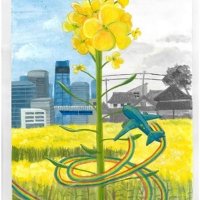 郷土の魅力未来を描く　千葉県誕生１５０周年記念ポスター　知事賞に紀さん　千葉日報社賞は重見さん