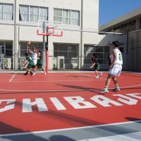 ジェッツがコートデザイン　松戸、バスケ３×３無料開放