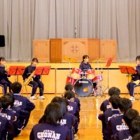 楽器や公用車寄贈　長南中と保育所へ　伊藤園グリーンクラブ