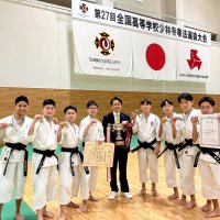 桜林、男子団体演武Ｖ　全国高校少林寺拳法選抜大会